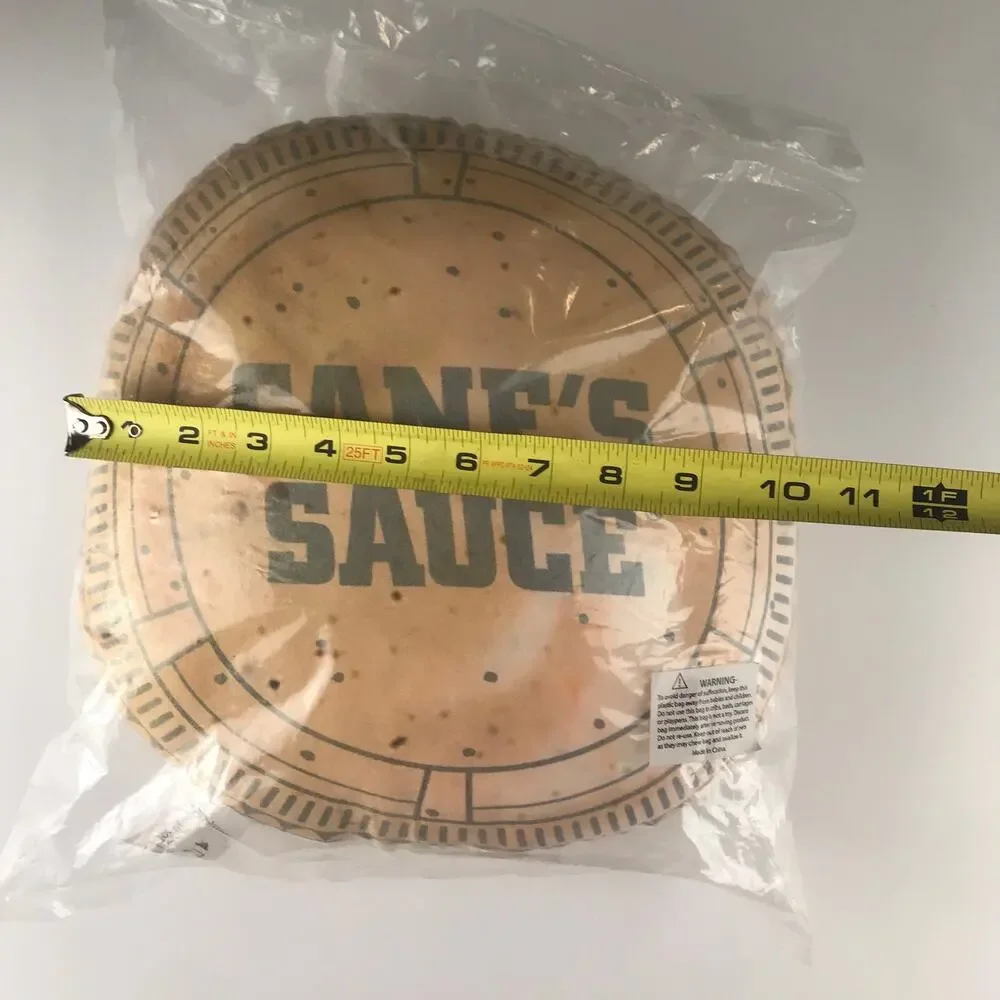 Raising Cane's Cane's Sauce Pillow Round Novelty Food Plush Factory Sealed